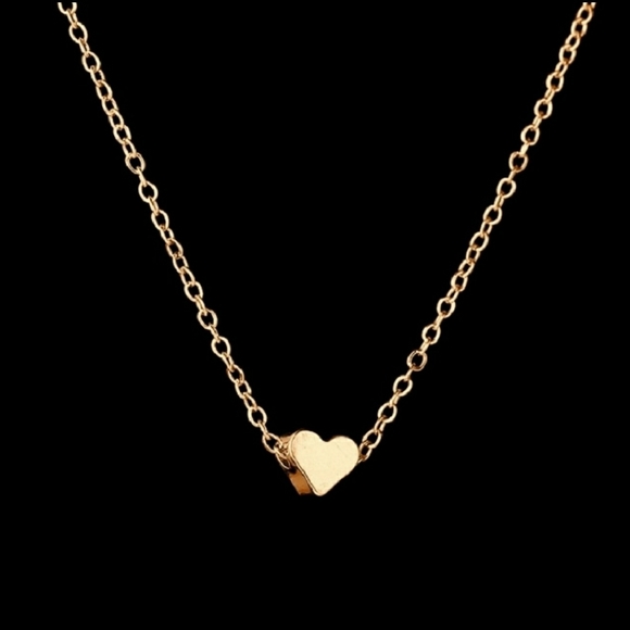 NWT Gold Dainty Heart Necklace - Picture 5 of 10